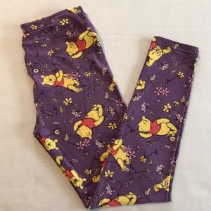 LuLaRoe one size Winnie the Pooh leggings
